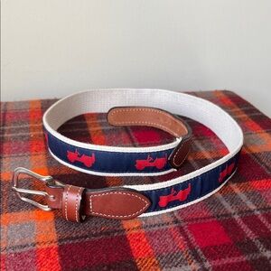 Navy and Red Jeep Belt